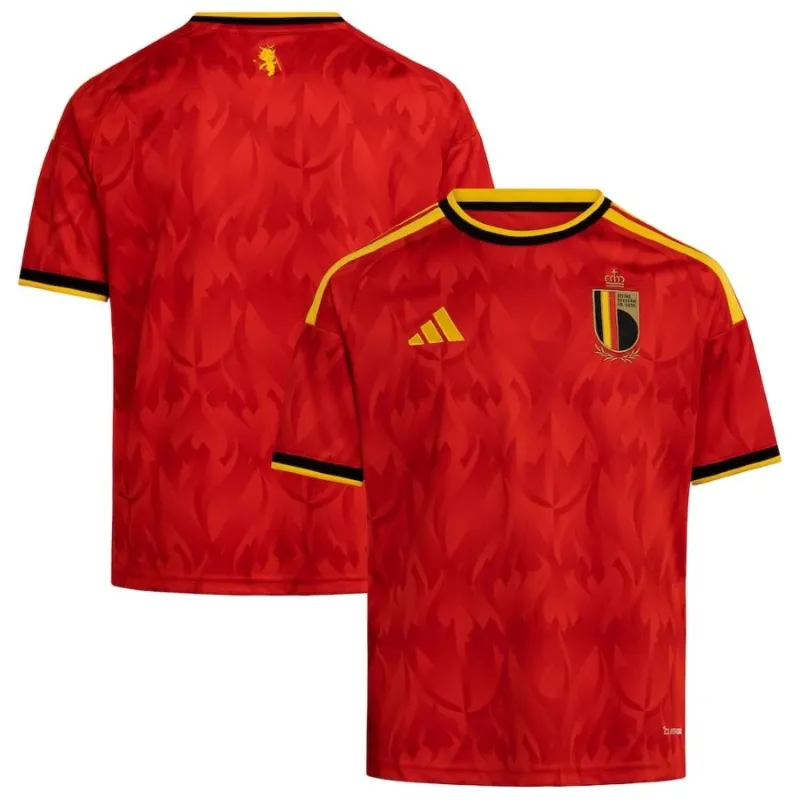 Belgien 2026/27 Heimtrikot Kinder - Rot