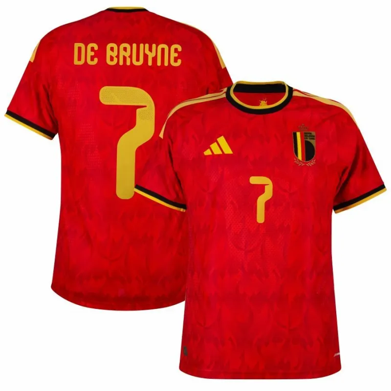 Belgien DE BRUYNE 2026/27 Heimtrikot - Rot