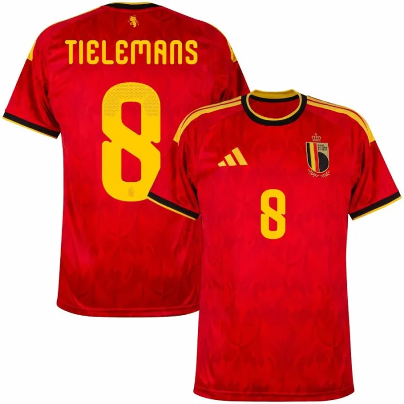 Belgium TIELEMANS 2026/27 Home Football Jersey