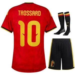 Belgium TROSSARD 2026/27 Kids Home Kit Set - Red