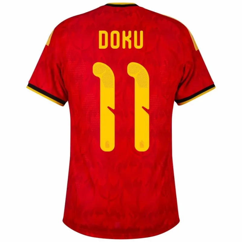 Belgien DOKU 2026/27 Heimtrikot - Rot