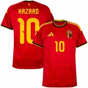 Belgium HAZARD 2026/27 Home Jersey - Red