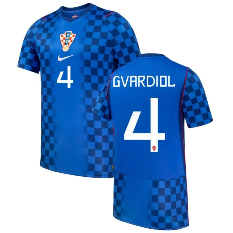 Kroatien Auswärtstrikot WM 2026/27 GVARDIOL