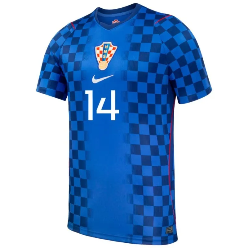 Camiseta Croacia Visitante Mundial 2026/27 PERISIC