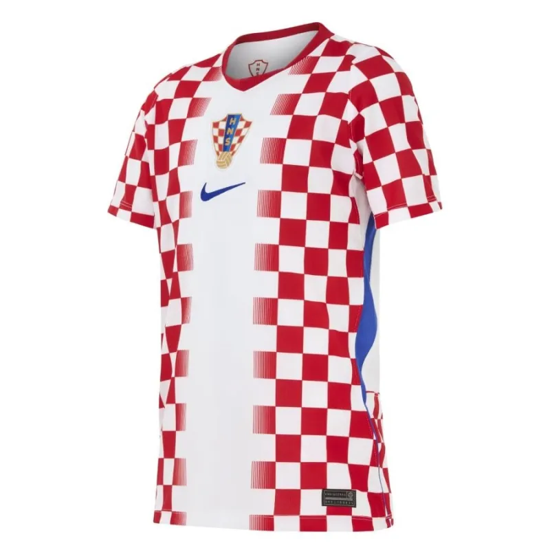 Croazia 2026/27 Maglia Casa Bambino Rosso Bianco