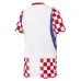 Croazia 2026/27 Maglia Casa Bambino Rosso Bianco