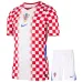 Croazia 2026/27 Maglia Casa Bambino Rosso Bianco
