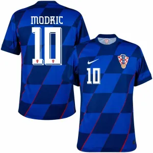 Modrić Croatia 2024/25 Kids' Away Jersey - Blue