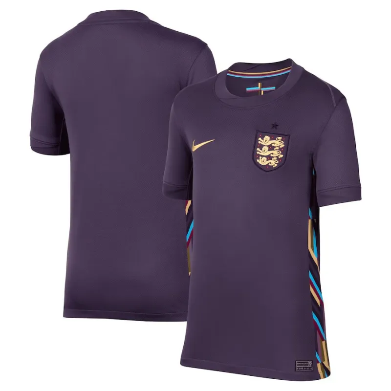 England 2024/25 Kinder-Auswärtstri kot - Lila