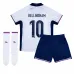 Kit domicile pour enfants de l'Angleterre 2024/25 de Jude Bellingham - Blanc