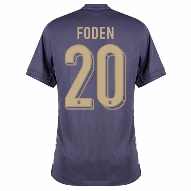 Phil Foden's England 2024/25 Away Jersey - Purple