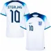 Camiseta de campo de Inglaterra para la Copa Mundial 2022 de Sterling - Blanca