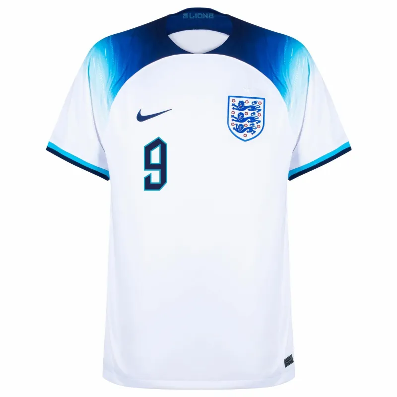 Harry Kanes Heimtrikot der England-Nationalmannschaft für die Weltmeisterschaft 2022 - Weiß