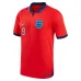 La camiseta de visita de Inglaterra para la Copa del Mundo 2022 de Kane - Roja