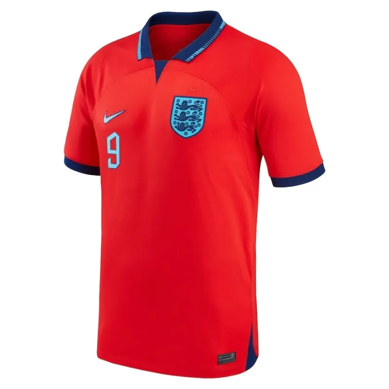 La camiseta de visita de Inglaterra para la Copa del Mundo 2022 de Kane - Roja