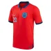 Foden's England 2022 World Cup Away Jersey - Red