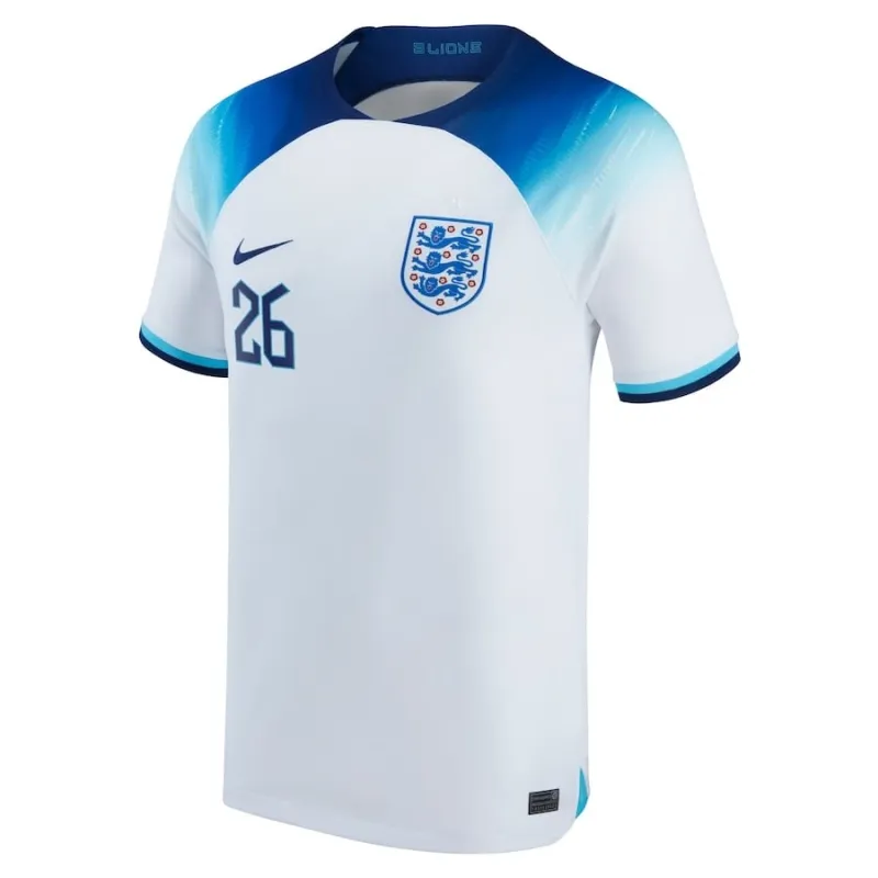 Bellingham's England 2022 World Cup Home Jersey - White