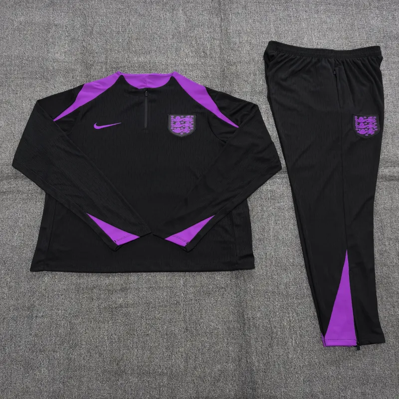 England 2025/26 Kids Sports Set Black