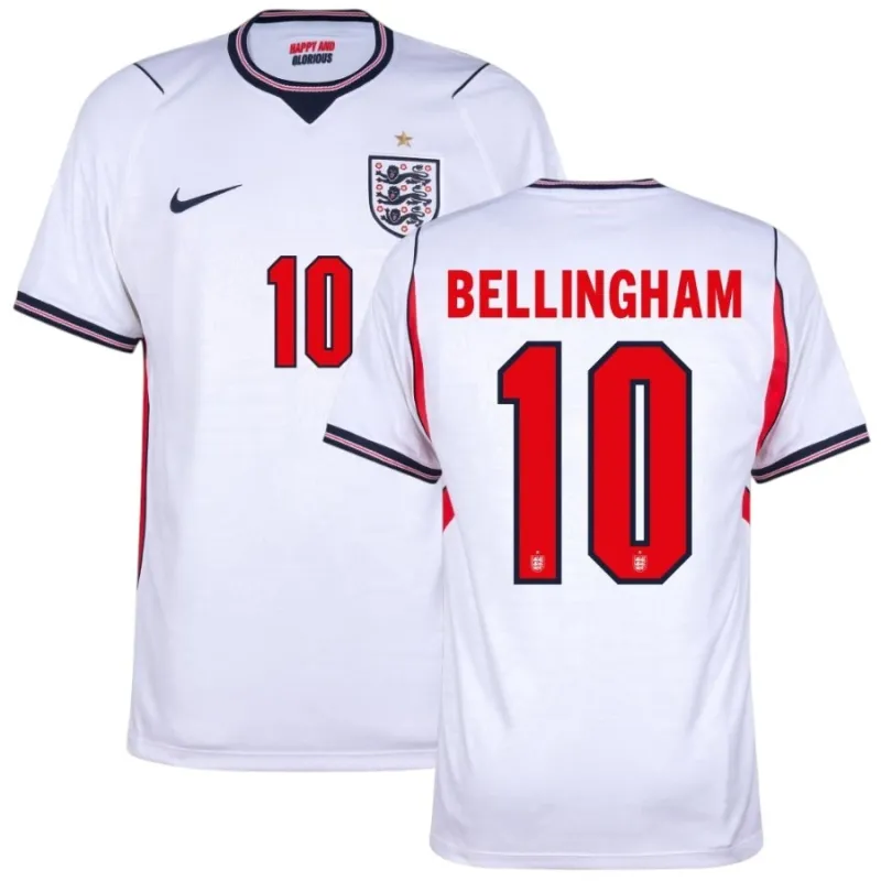 Maillot Domicile Angleterre BELLINGHAM 2026/27 Blanc