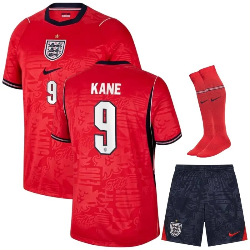 England HARRY KANE 2026/27 Auswärtstrikot Kinder Rot