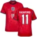 England RASHFORD 2026/27 Auswärtstrikot Rot