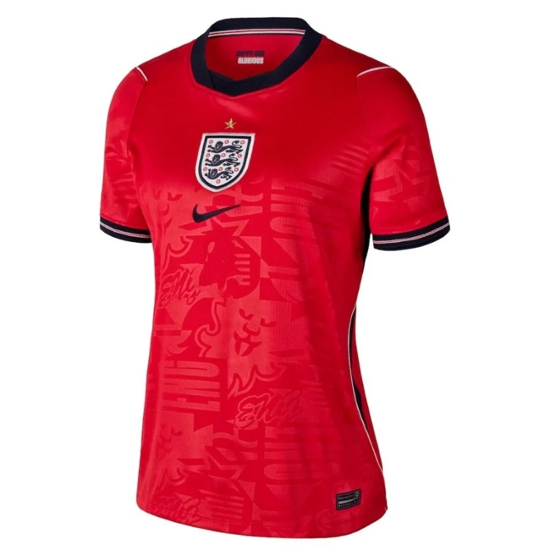 England 2026/27 women's away jersey red