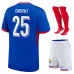 Cherki Frankreich 2024/25 Kinder-Heim-Kit Fan-Version Blau