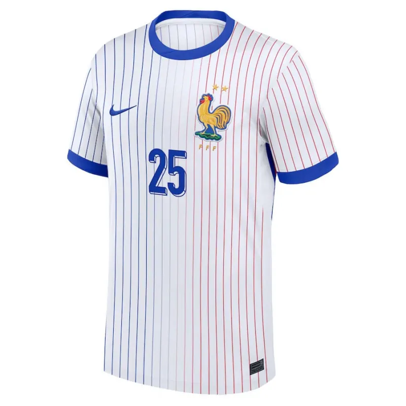 Cherki France 2024/25 Away Replica Jersey Blue