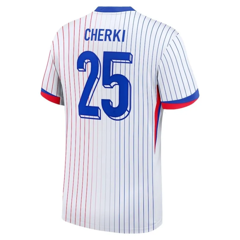 Cherki France 2024/25 Kids' Away Replica Kit Blue