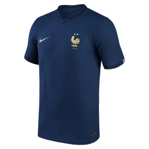 Das Heimtrikot der französischen Mannschaft für die Weltmeisterschaft 2022 für die Spieler - Blau