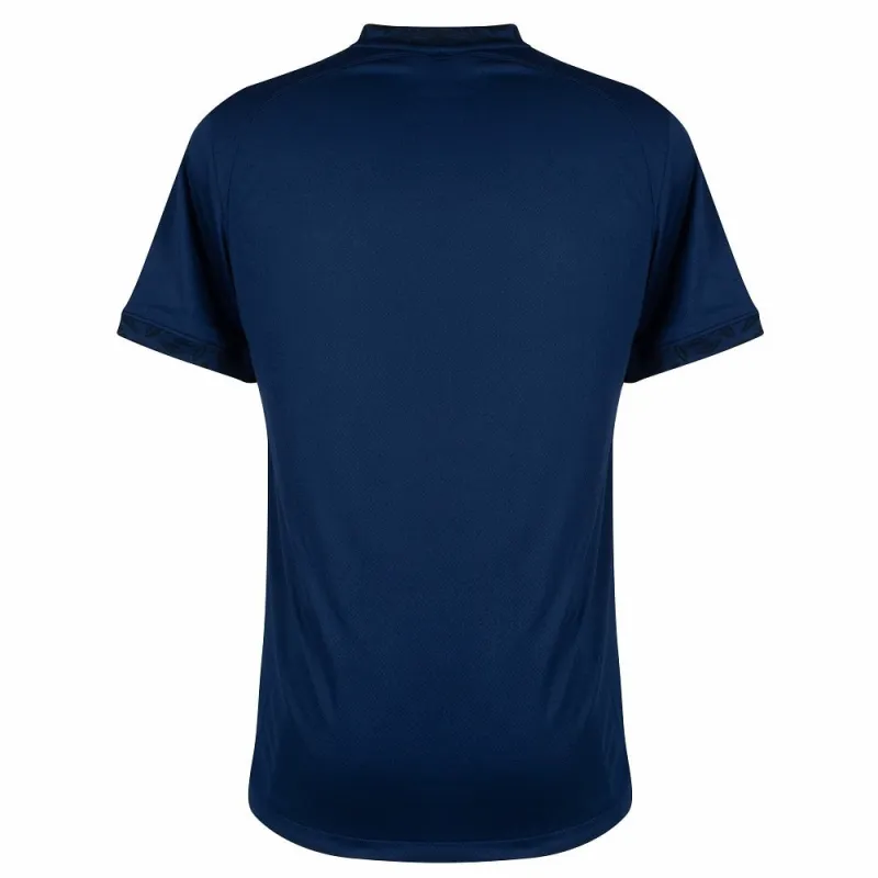 The French national team's 2024 home European Cup children's kit jersey - Blue