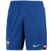 The French national team's 2024 away European Cup children's kit jersey - White