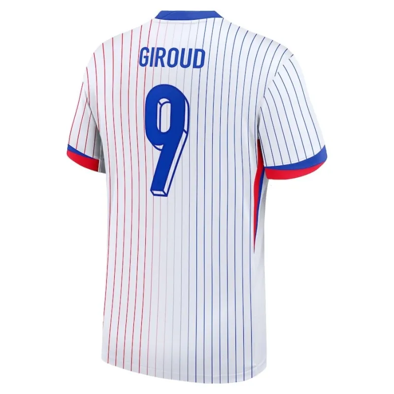 Giroud's away children's jersey of the French national team in 2024/25 - White