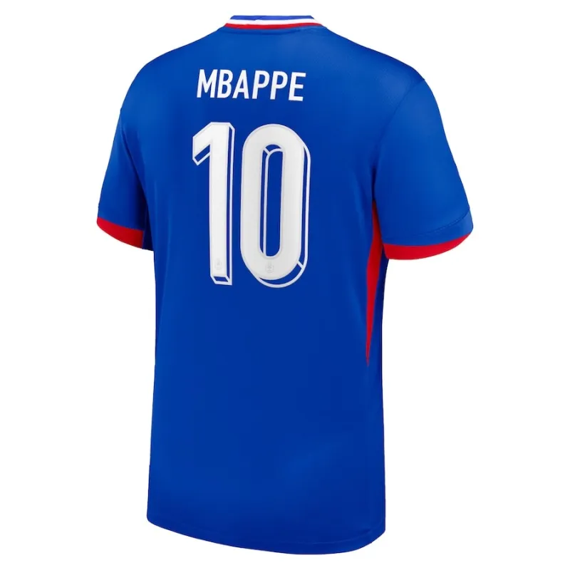 La maglia per bambini di casa della squadra nazionale francese di Mbappé nel 2024/25 - Blu