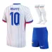 Mbappé's away children's kit of the French national team in 2024/25 - White