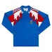 The retro long-sleeved home jersey of the French national team from 1990 to 1992 - Blue