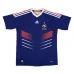 Das retro Heimtrikot der französischen Nationalmannschaft im Jahr 2009/2010 - Blau
