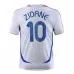 The retro away jersey of Zinedine Zidane's French national team in 2006 - white.