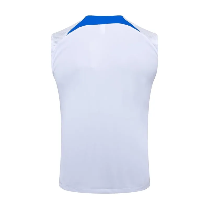 The French national team's 2024/25 vest and shorts - white.