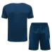 The training suit and shorts of the French national team for the 2024/25 season - blue.