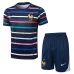 L'abito da allenamento e i shorts della squadra nazionale francese per la stagione 2024/25 - motivo blu.