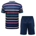 L'abito da allenamento e i shorts della squadra nazionale francese per la stagione 2024/25 - motivo blu.