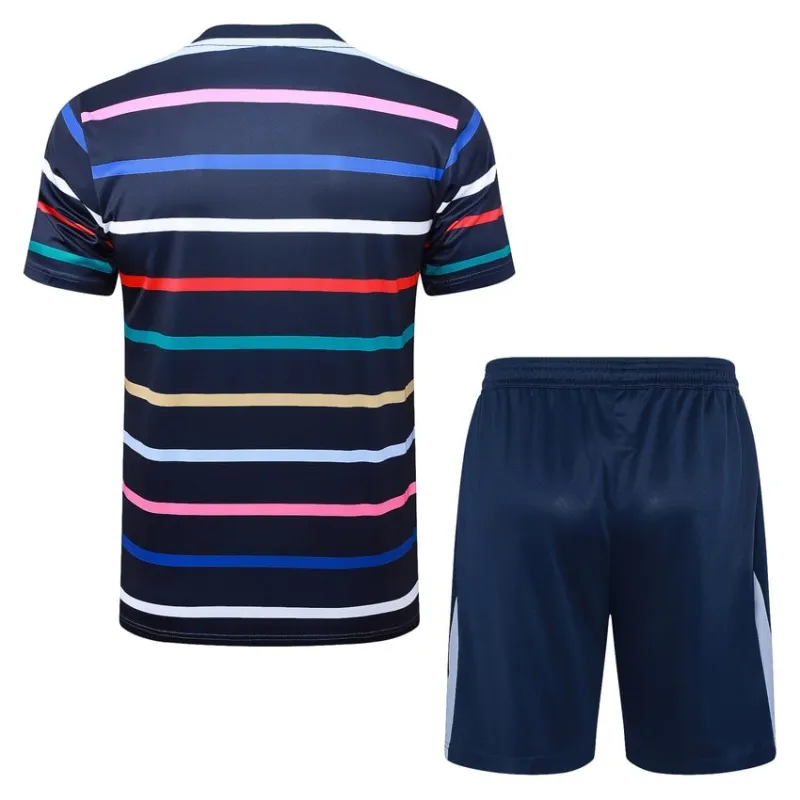 L'abito da allenamento e i shorts della squadra nazionale francese per la stagione 2024/25 - motivo blu.