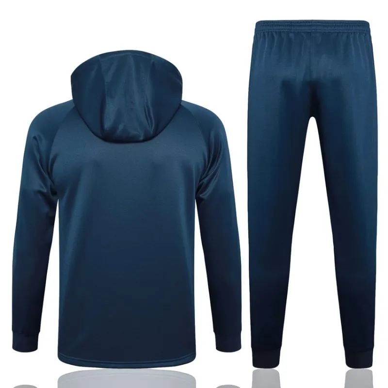 The French national team's 2024/25 hooded sportswear and pants - bright blue