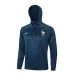 The French national team's 2024/25 hooded sportswear and pants - bright blue