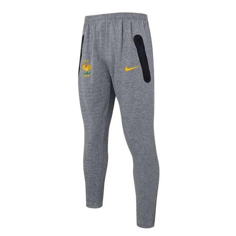 The French national team's 2024/25 hooded sportswear and pants - grey.