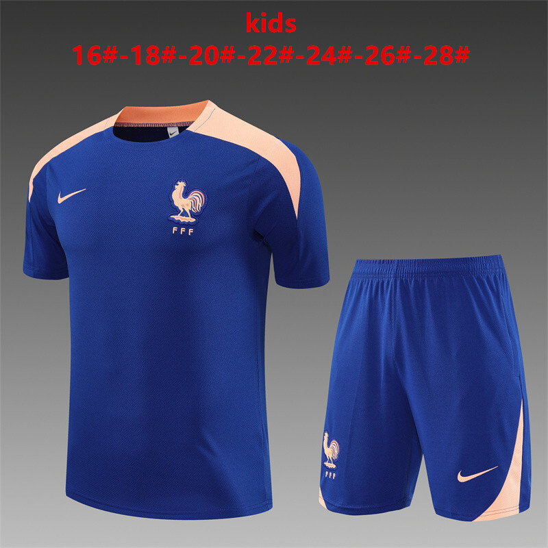 France 2025/26 Ensemble Entraînement Enfan bleu