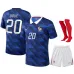 France DOUE 2026 World Cup kids home jersey set blue