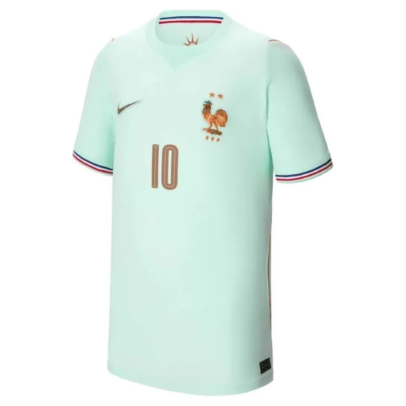 Frankreich MBAPPE WM 2026 Kinder Auswärtstrikot grün