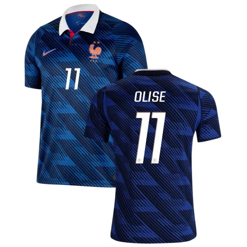 Frankreich OLISE WM 2026 Heimtrikot blau